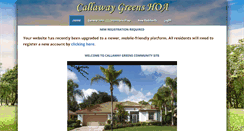 Desktop Screenshot of callawaygreens.net