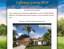 Tablet Screenshot of callawaygreens.net